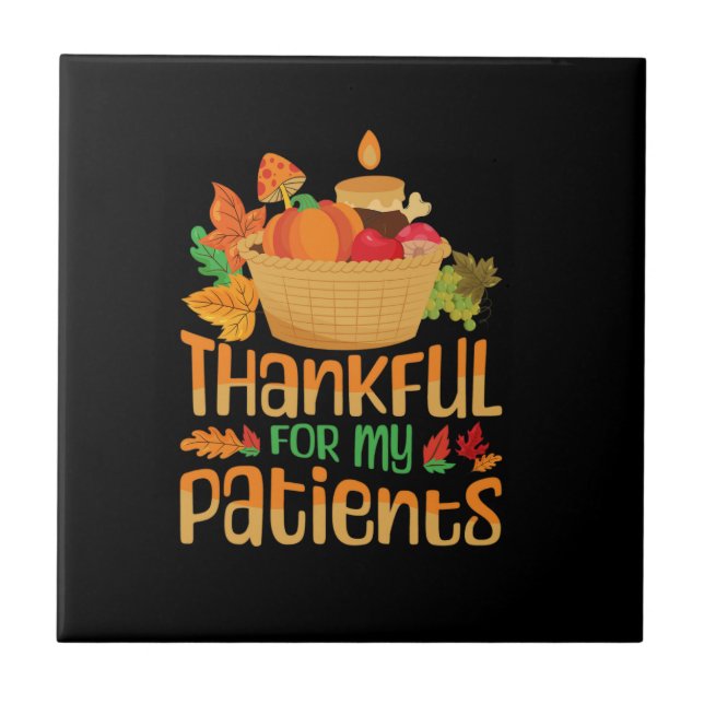 one thankful brother fall thanksgiving day special tile (Front)