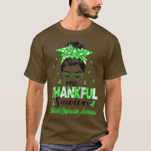 One Thankful Childhood Depression Awareness Surviv T-Shirt