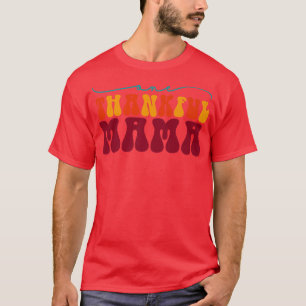One Thankful Mama Happy Fall Mama Autumn Thanksgiv T-Shirt
