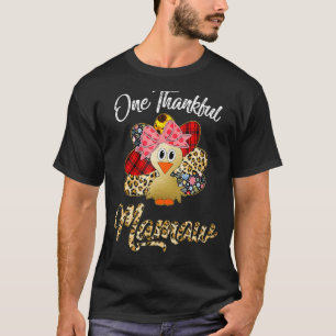 One Thankful Mamaw Turkey Blessed Mamaw Thanksgivi T-Shirt