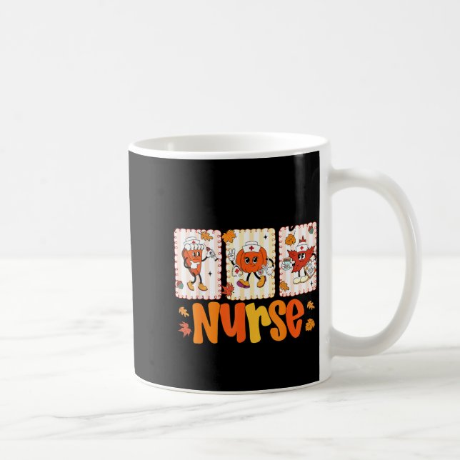 One Thankful Nurse Thanksgiving Turkey Day Nurse G Coffee Mug (Right)