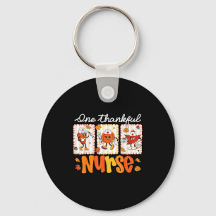 One Thankful Nurse Thanksgiving Turkey Day Nurse G Key Ring