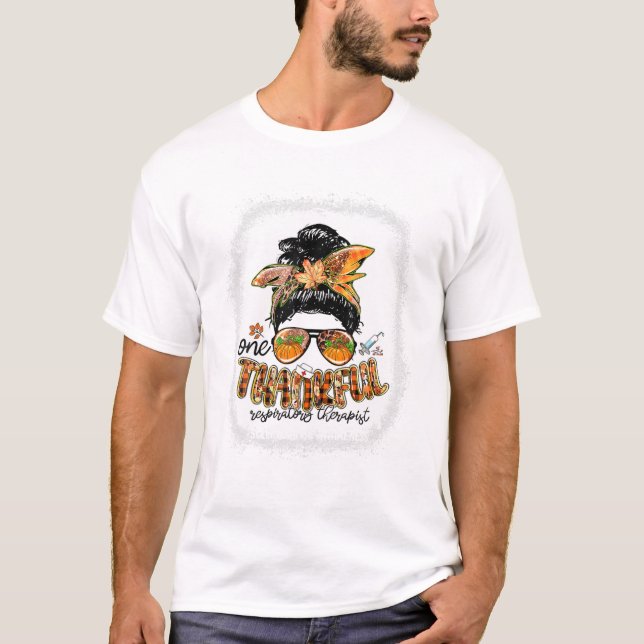 One Thankful Respiratory T-Shirt (Front)