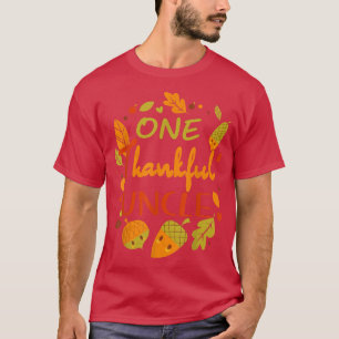 One Thankful Uncle Shirt Family Thanksgiving match