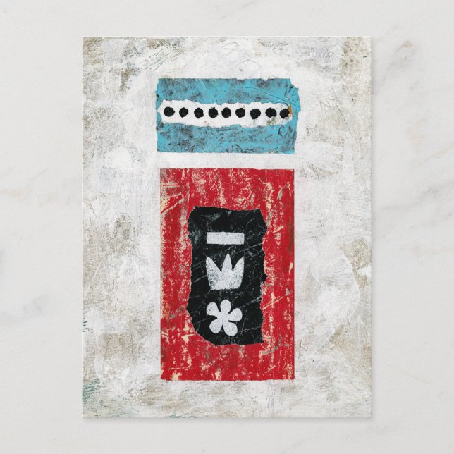 One Time In Seville Postcard - Abstract Art (Front)