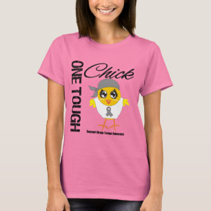 One Tough Chick Brain Tumour Warrior T-Shirt