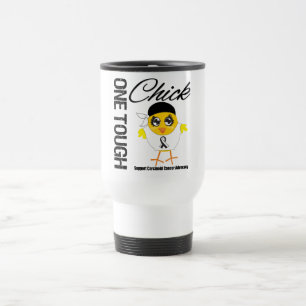 One Tough Chick Carcinoid Cancer Warrior Travel Mug
