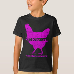 One Tough Chick Fibromyalgia Warrior - Awareness T-Shirt
