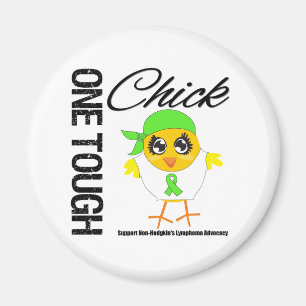 One Tough Chick Non-Hodgkin's Lymphoma Warrior Magnet