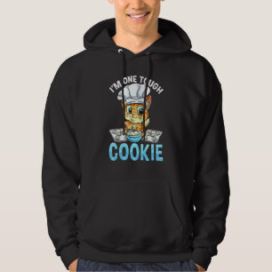 One Tough Cookie Cat Cook Pastry Chef Baker Bakery Hoodie