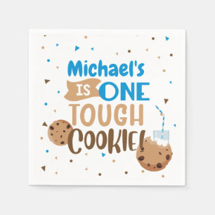 One Tough Cookie First Birthday Napkins