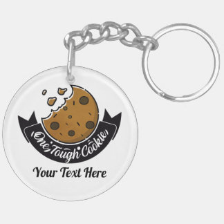 one tough cookie key ring