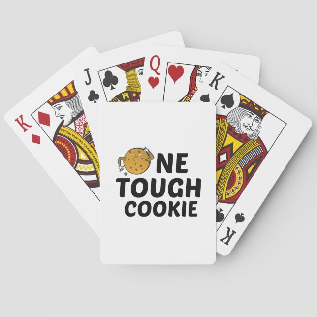 ONE TOUGH COOKIE PLAYING CARDS (Back)