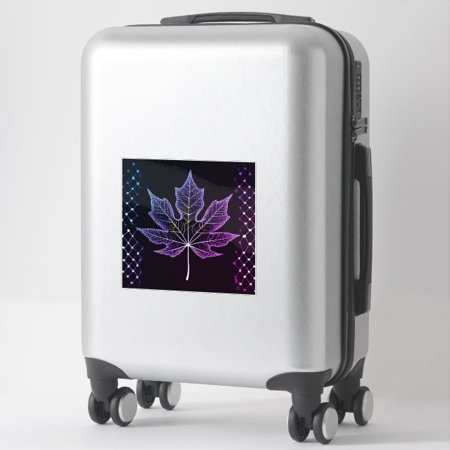 One Tree Leaf Design Elegant Lattice Sides 14"x14  (Suitcase)