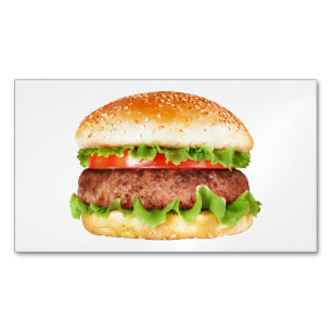 one two three magnetic business card