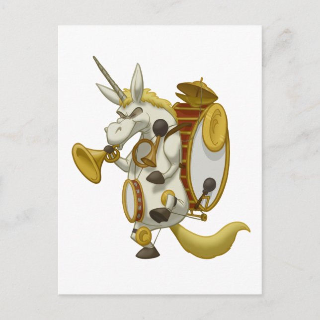 One-Unicorn Band Postcard (Front)