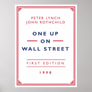 One Up On Wall Street - Peter Lynch Poster