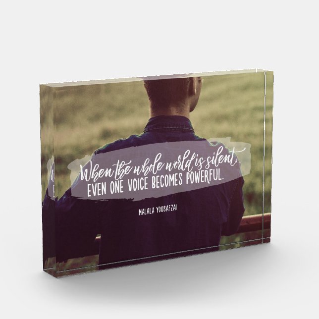 One Voice Photo Block (Left)