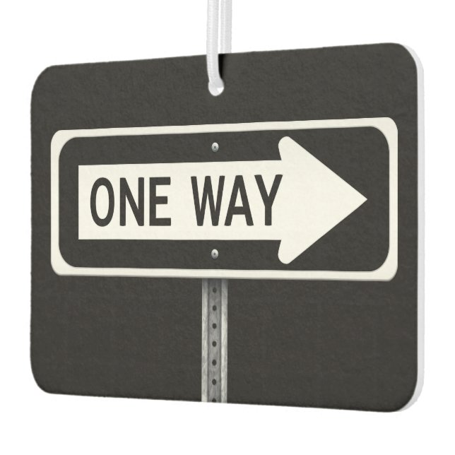 One way  car air freshener (Left)