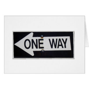 One Way Sign