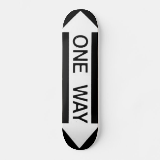 One Way Skateboard (Front)