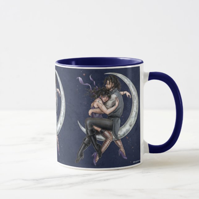 One Way Ticket To The Moon Romantic Love Mug (Right)