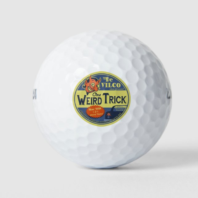 One Weird Trick Golf Balls (Front)