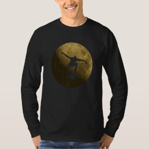 One Wheel Floating In The Moon Self Balancing Floa T-Shirt
