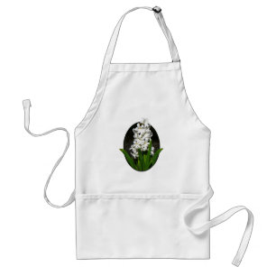 One White Hyacinth Aprons