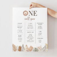 One Wild Year Lion Milestone Poster