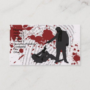 One will die (2) business card