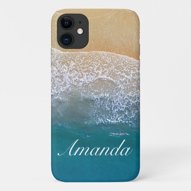 One with the Beach Case-Mate iPhone Case (Back)