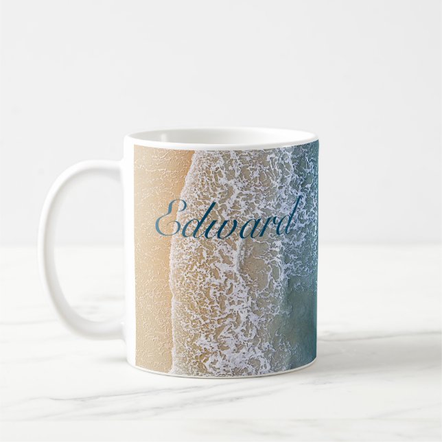 One with the Beach Coffee Mug (Left)