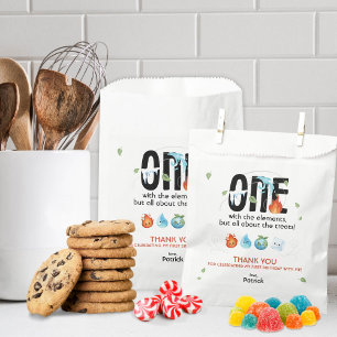 ONE With The Elements First Birthday Favour Bags