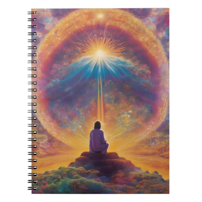"One with the Son" Art Spiral Notebook (Front)