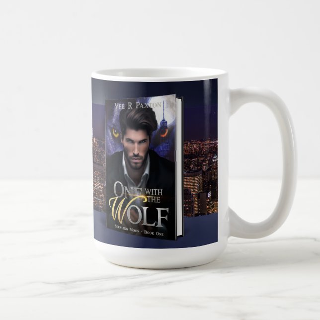 One with the Wolf Quote mug (Right)