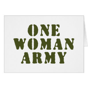 ONE WOMAN ARMY