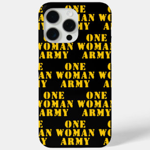 ONE WOMAN ARMY iPhone 15 PRO MAX CASE