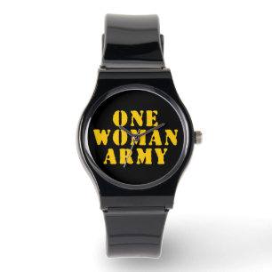 ONE WOMAN ARMY WATCH