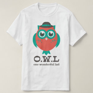 One Wonderful Lad  Owl t-shirt