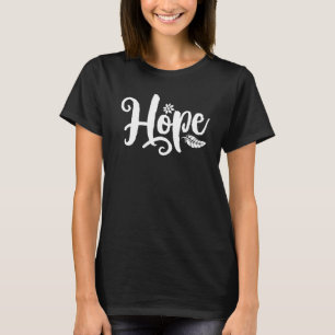 One Word That Say Hope Cursive Calligraphy T-Shirt