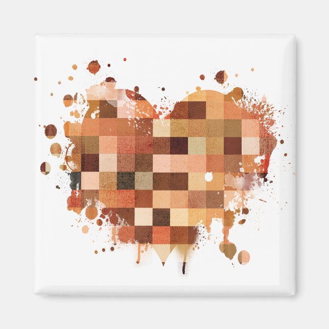 One World Heart magnet (Front)
