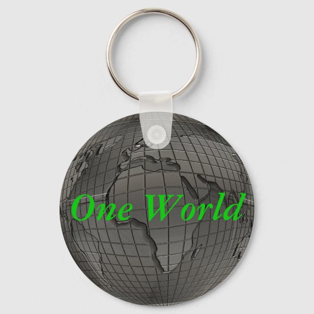 One World Keychain (Front)