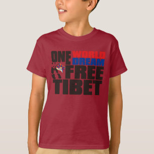 ONE WORLD ONE DREAM FREE TIBET T-Shirt