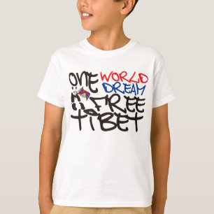 ONE WORLD ONE DREAM FREE TIBET T-Shirt