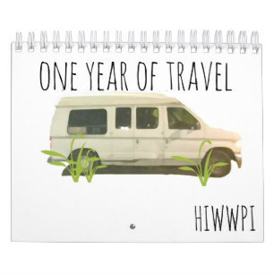 One Year of Travel Calendar
