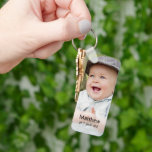 One year old photo memory first birthday souvenir  key ring<br><div class="desc">Celebrate Your Child's First Birthday with Personalised Keychains: Make your child's first birthday even more special with these adorable and personalised keychains. A fun and delightful giveaway, these keychains will be cherished souvenirs of the joyous occasion. Each keychain features a precious photo of your little one at the age of...</div>