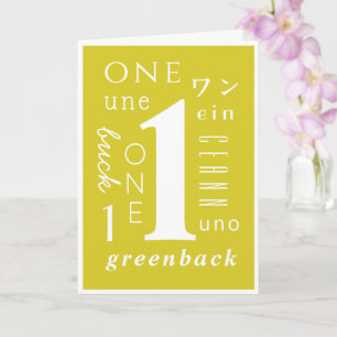 One Year Sober Card