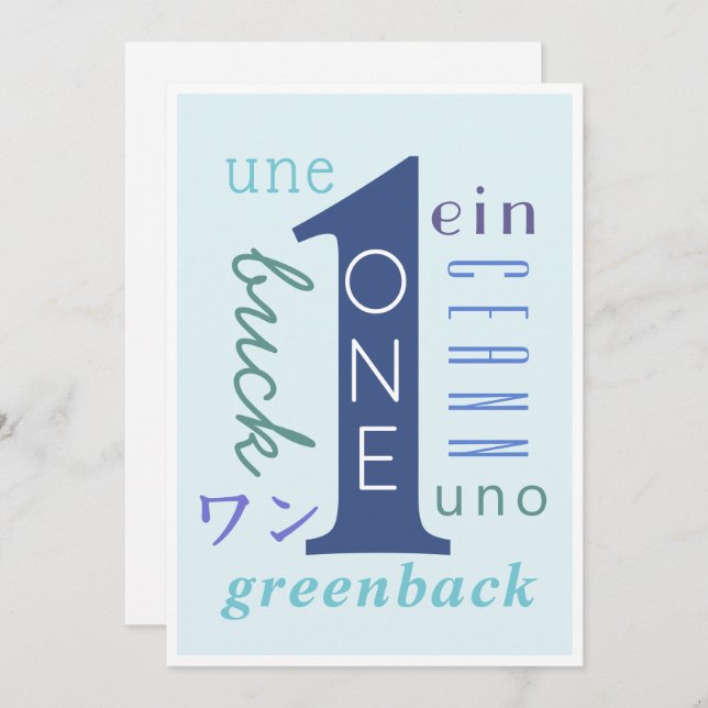 One Year Sober Card (Front/Back)