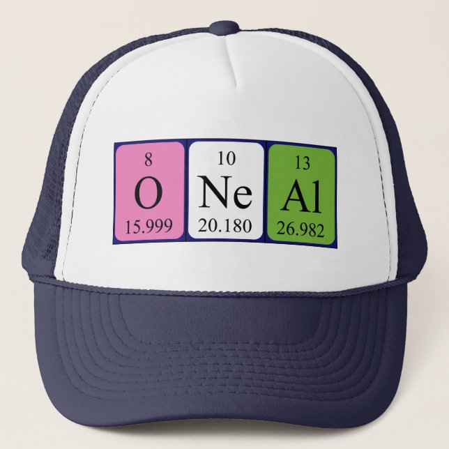 Oneal periodic table name hat (Front)